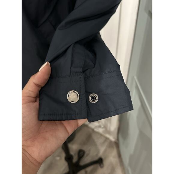 Brooks Brothers Women’s Navy Blue Rain Jacket Size Small - Picture 8 of 8